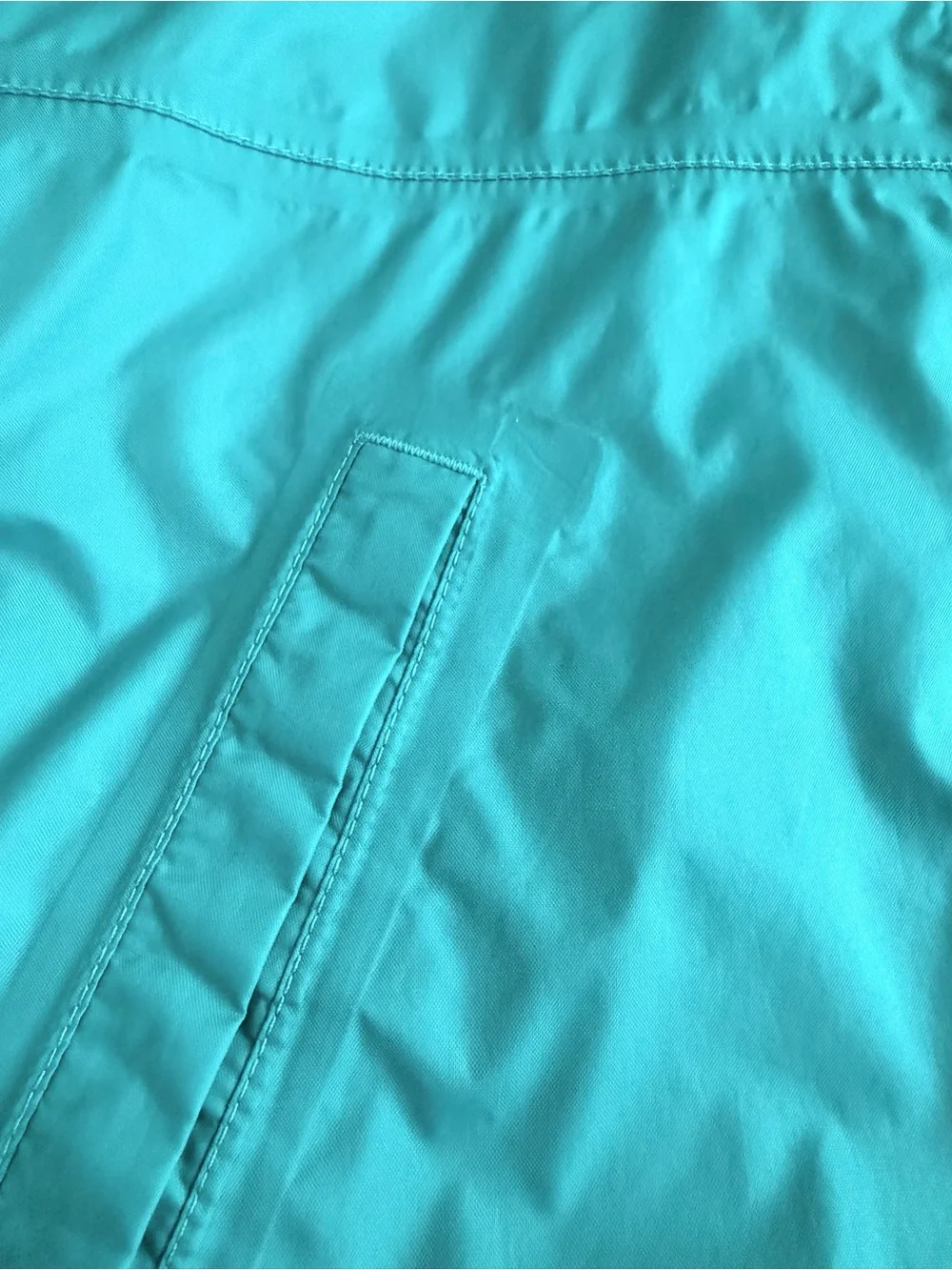 The North Face Kids Girls Teal Dry Vent Raincoat Rain Jacket with Hood M 10/12